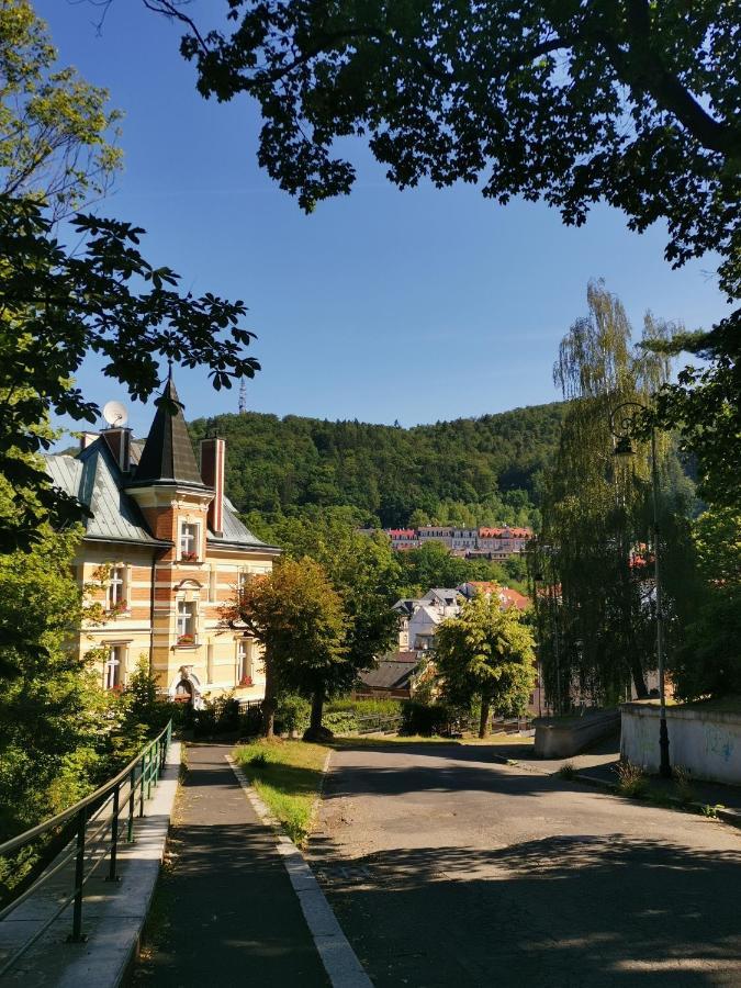 Apartamento Ubytovani Ester - Utulny Byt V Lazenskem Centru Karlovych Varu Se Zahradkou Karlovy Vary Exterior foto